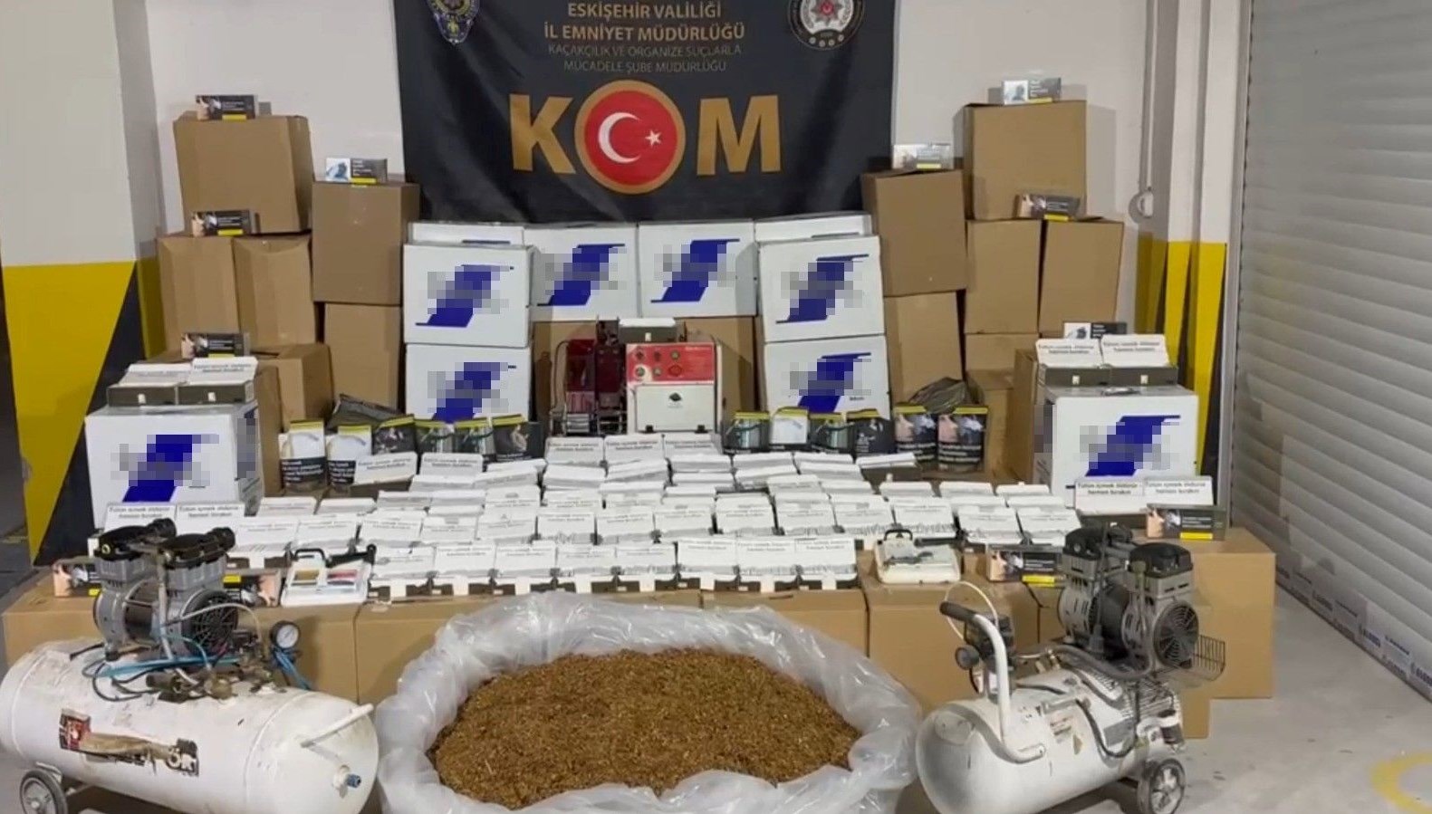 eskisehirde 315 kilogram kacak tutun ele gecirildi mu9Q6zWf