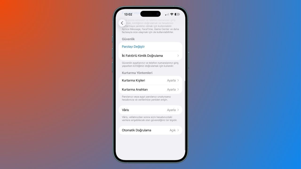 Apple Hesabı parolası nasıl değiştirilir?