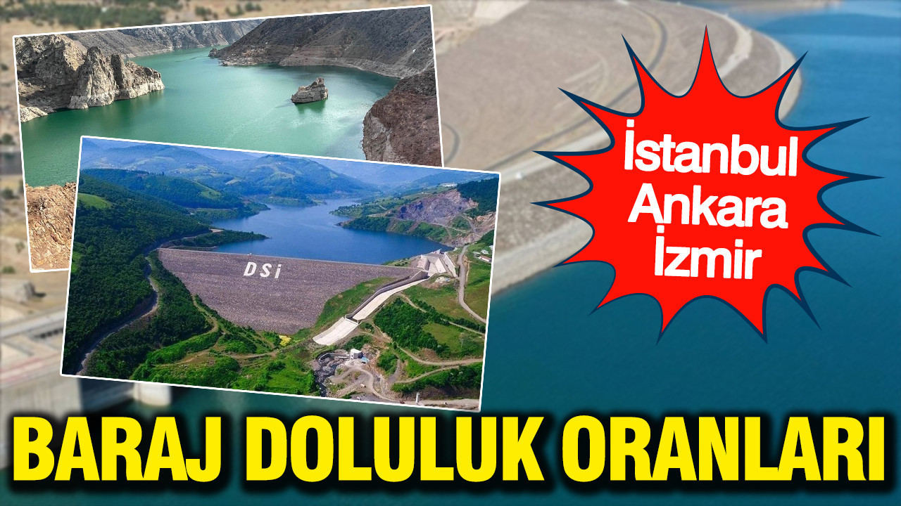 3 Mayıs 2026: İstanbul, İzmir ve Ankara’daki Baraj Doluluk Oranları